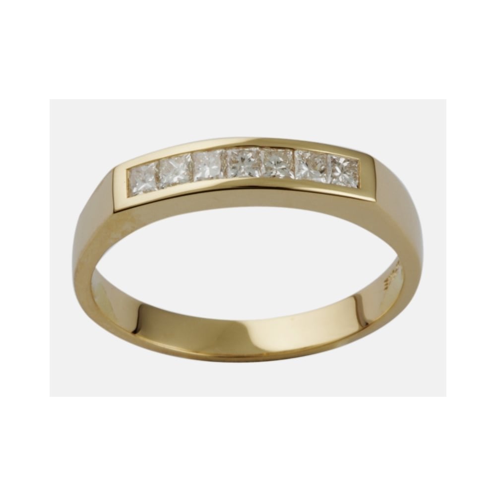 9ct Yellow Gold Diamond 0.39ct Seven Stone Ring