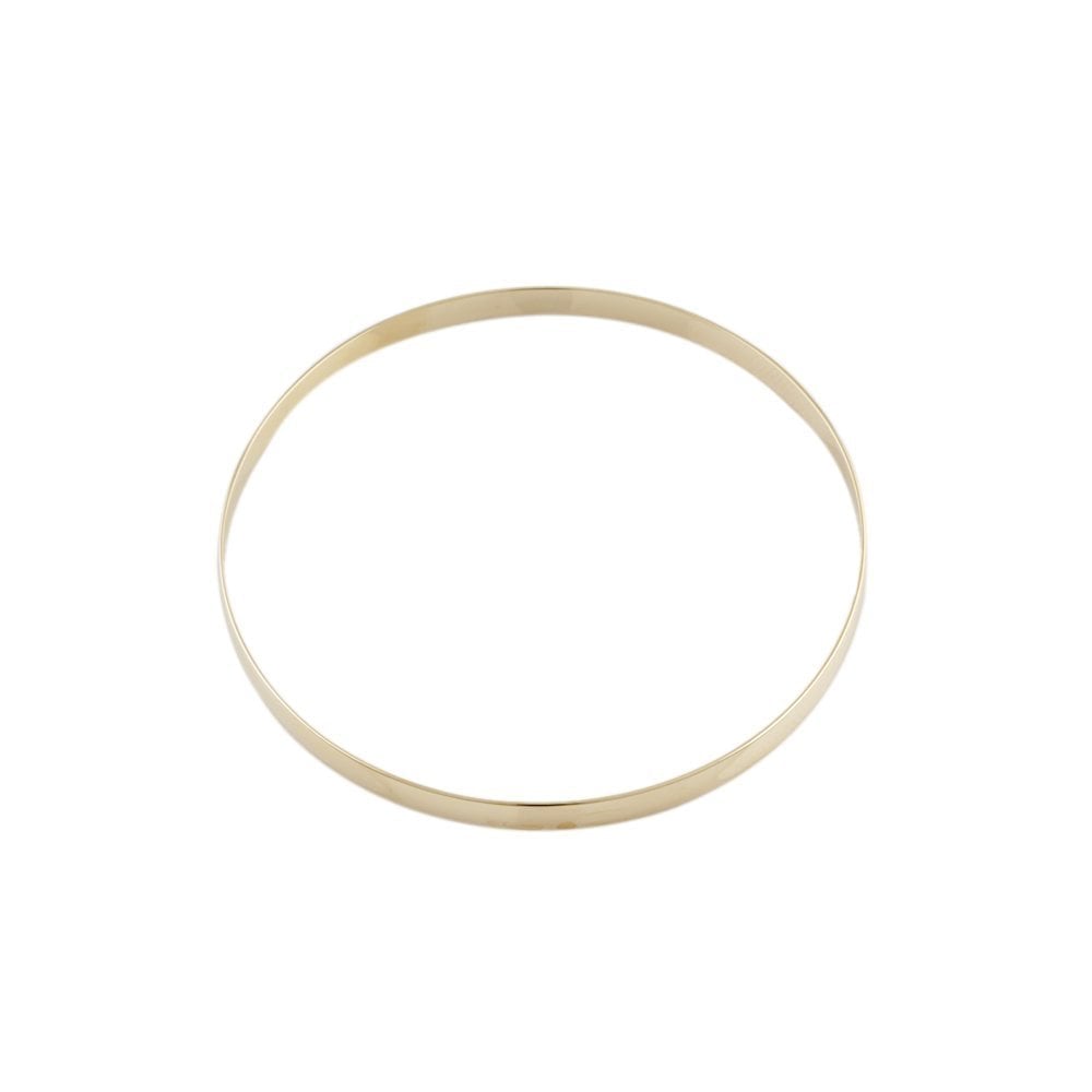 9ct Yellow Gold Solid Slip On Bangle