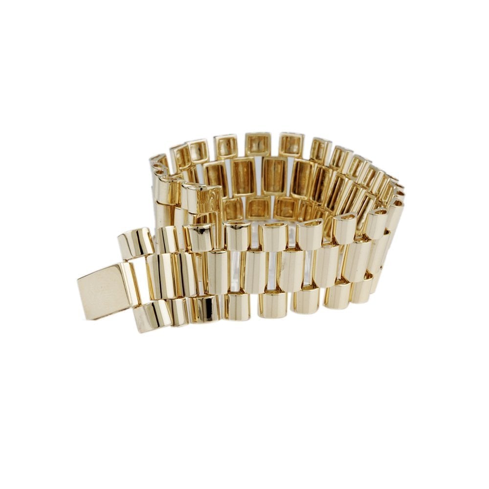 9ct Yellow Gold Watch Link Bracelet