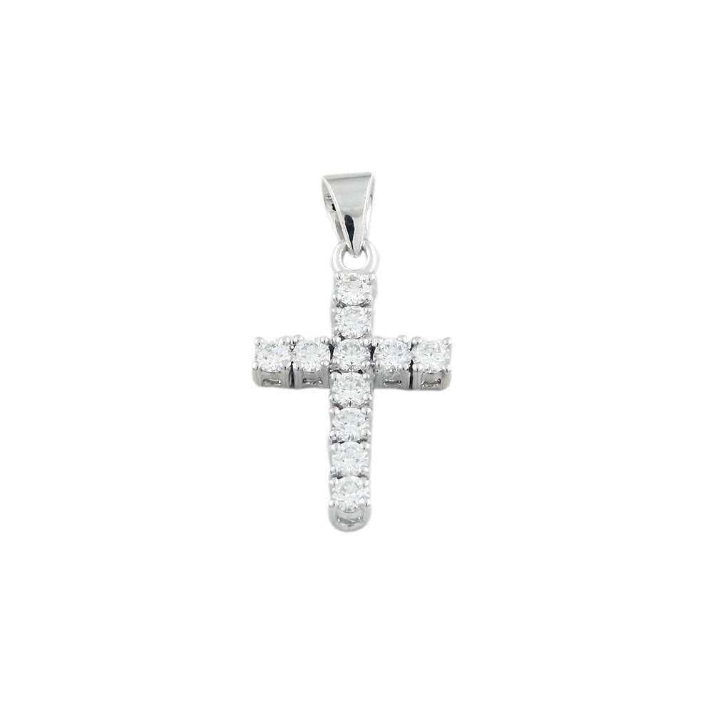 9ct White Gold 0.65ct Round Brilliant Cut Diamonds Pendant
