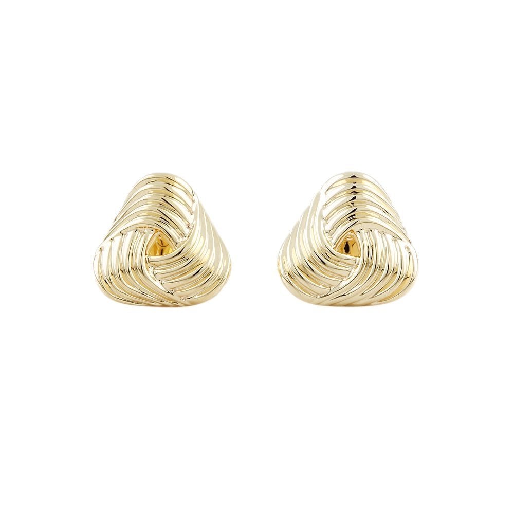 9ct Yellow Gold Knot Stud Earrings