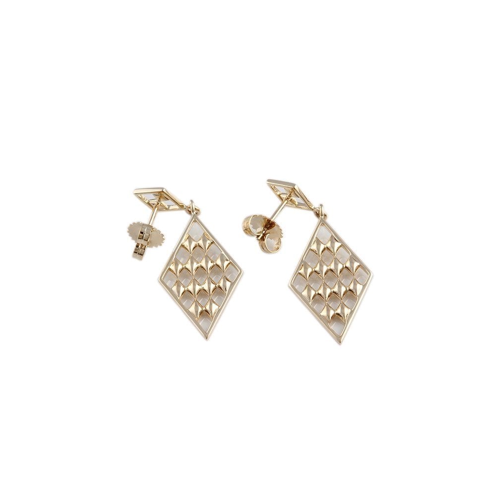 9ct Yellow Gold Drop Earrings