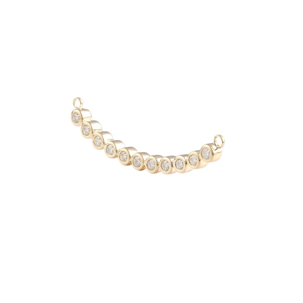 9ct Yellow Gold 0.91ct Round Brilliant Cut Diamonds Pendant