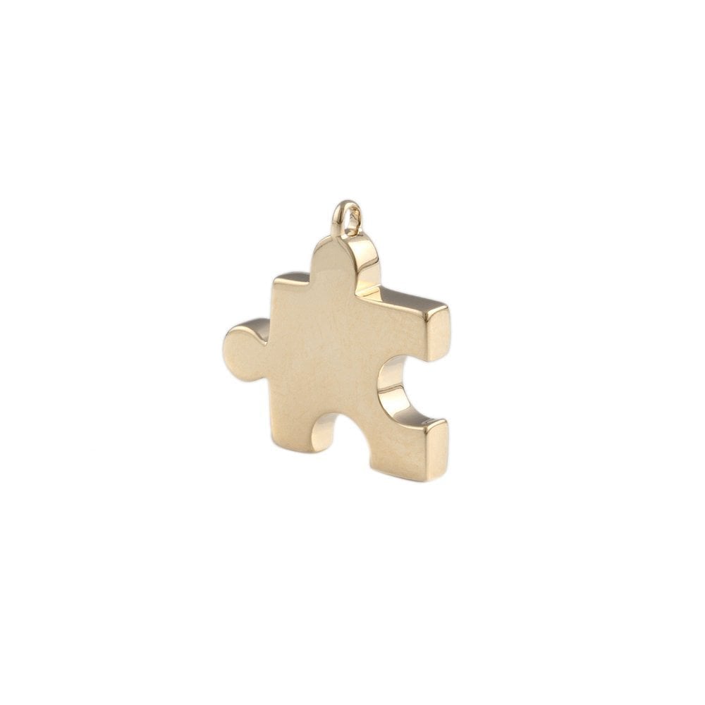 9ct Yellow Gold Fancy Puzzle Pendant