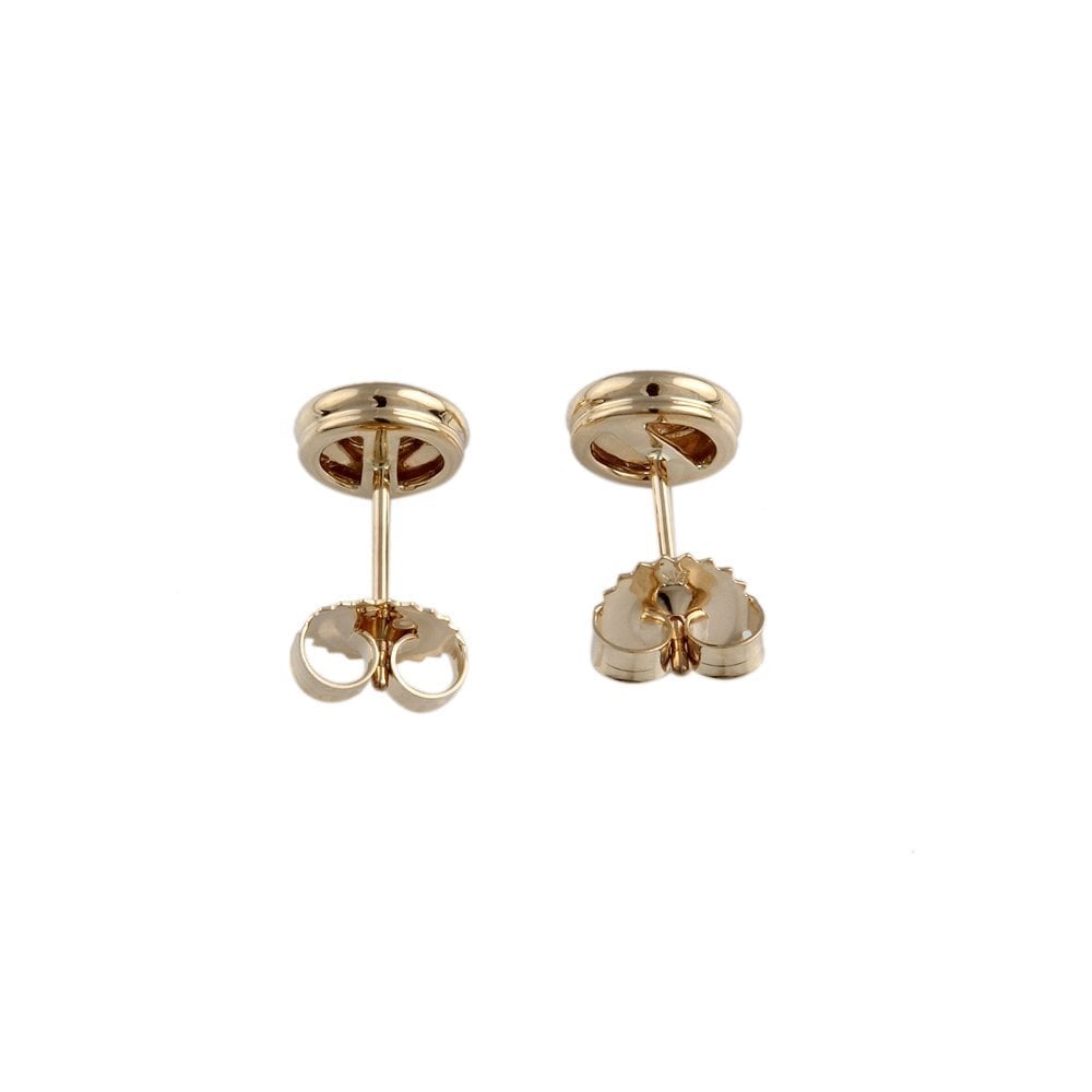 Yellow Gold 0.20ct Round Brilliant Cut Diamond Solitaire Earrings
