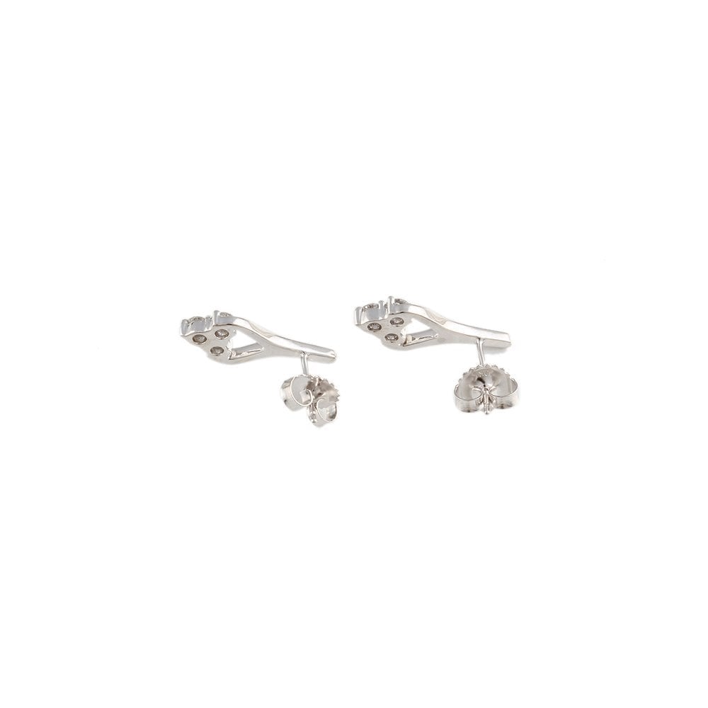 White Gold 0.54ct Round Brilliant Cut Diamonds Stud Earrings