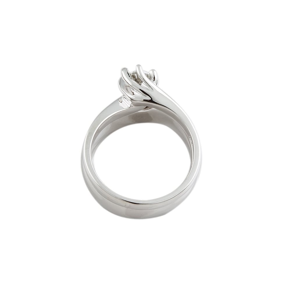 9ct White Gold Solitaire Diamond Ring 0.50ct