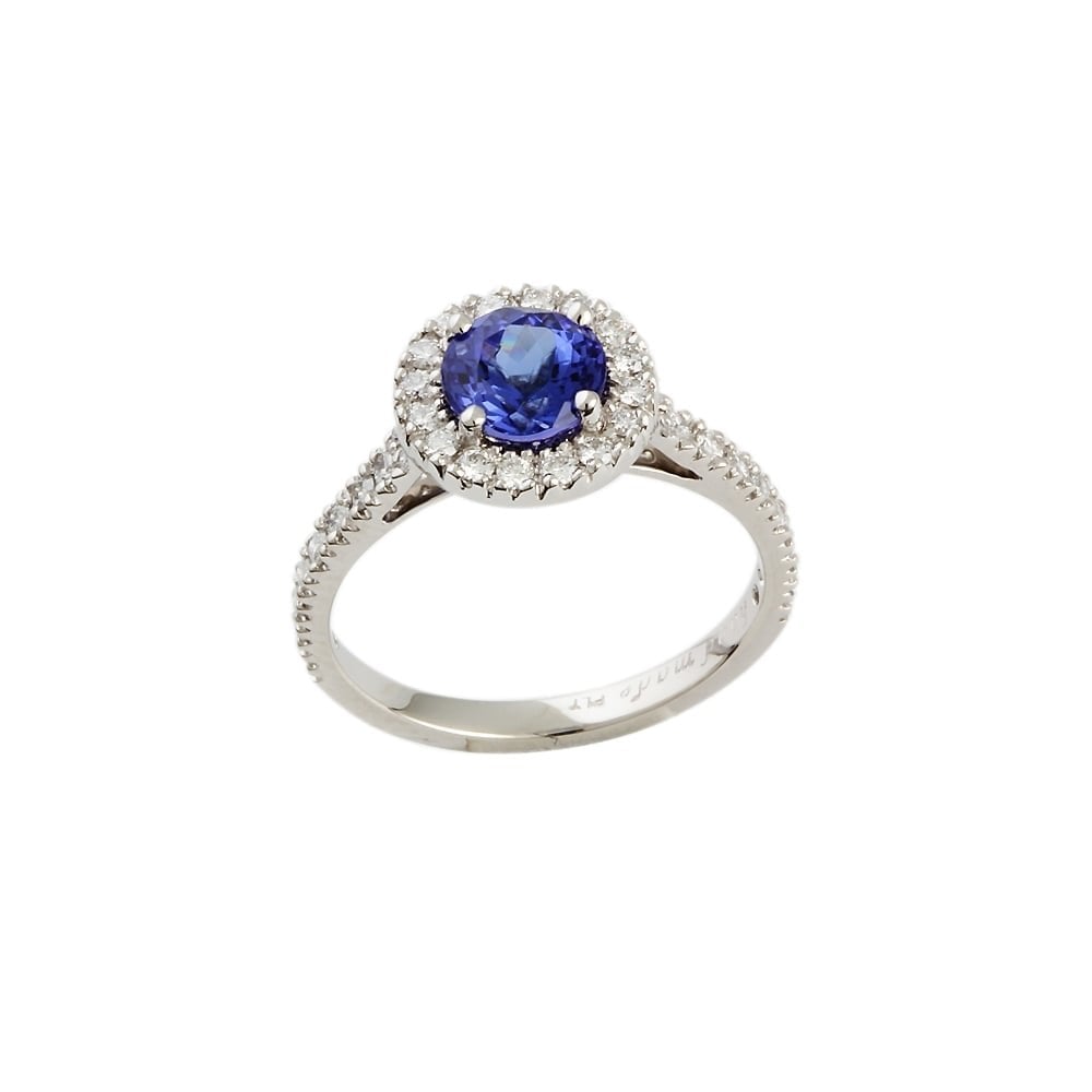 9ct Gold Tanzanite and Diamond Dress Ring