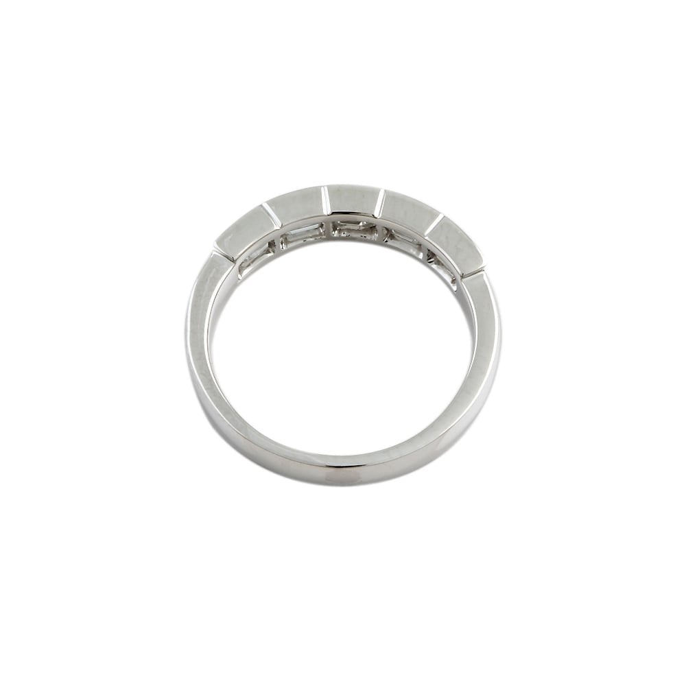 9ct Gold Diamond Set Five Stone Ring 0.91ct