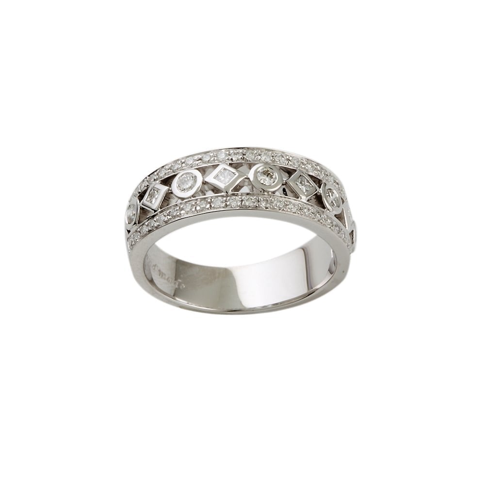 9ct Gold Diamond Dress Ring