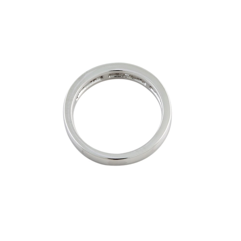 9ct Gold Diamond Half Eternity Ring 0.72ct