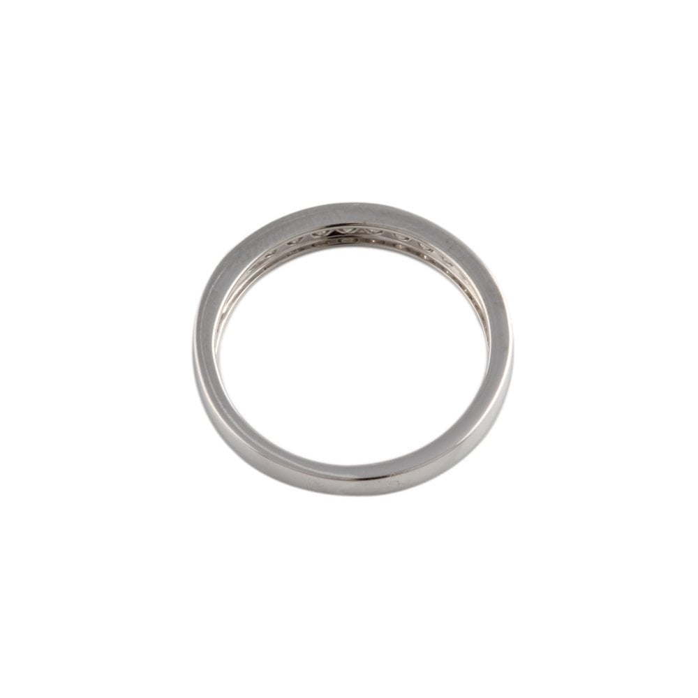 White Gold 0.40ct Round Brilliant Diamond Half Eternity Ring