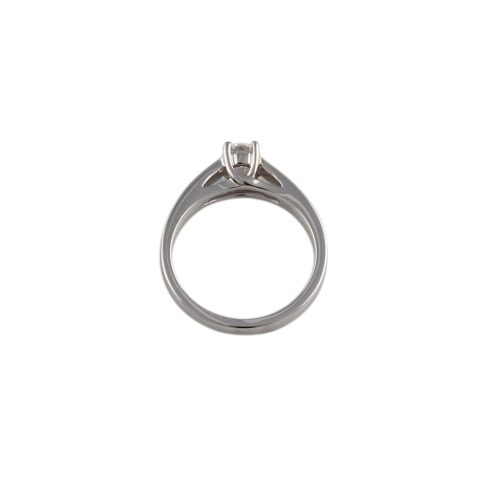 White Gold 0.25ct Round Brilliant Diamond Solitaire Ring
