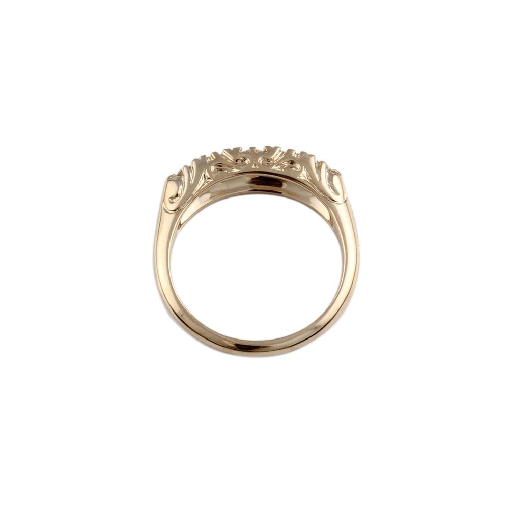 Yellow Gold 0.40ct Round Diamond Five Stone Ring