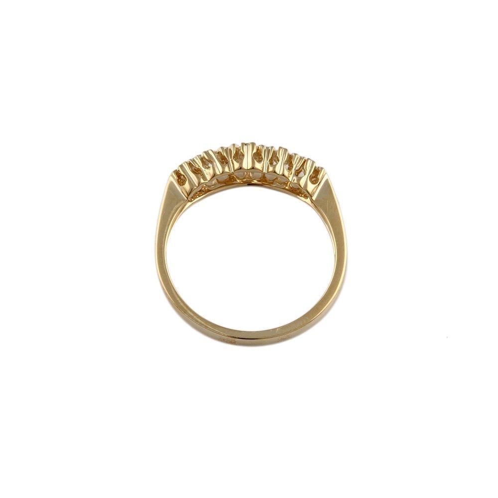 Yellow Gold 0.35ct Round Diamond Five Stone Ring