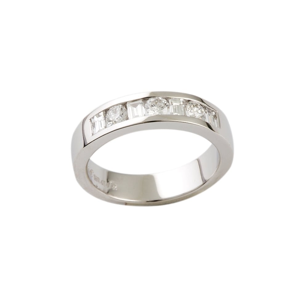 9ct White Gold Diamond 0.41ct Seven Stone Ring