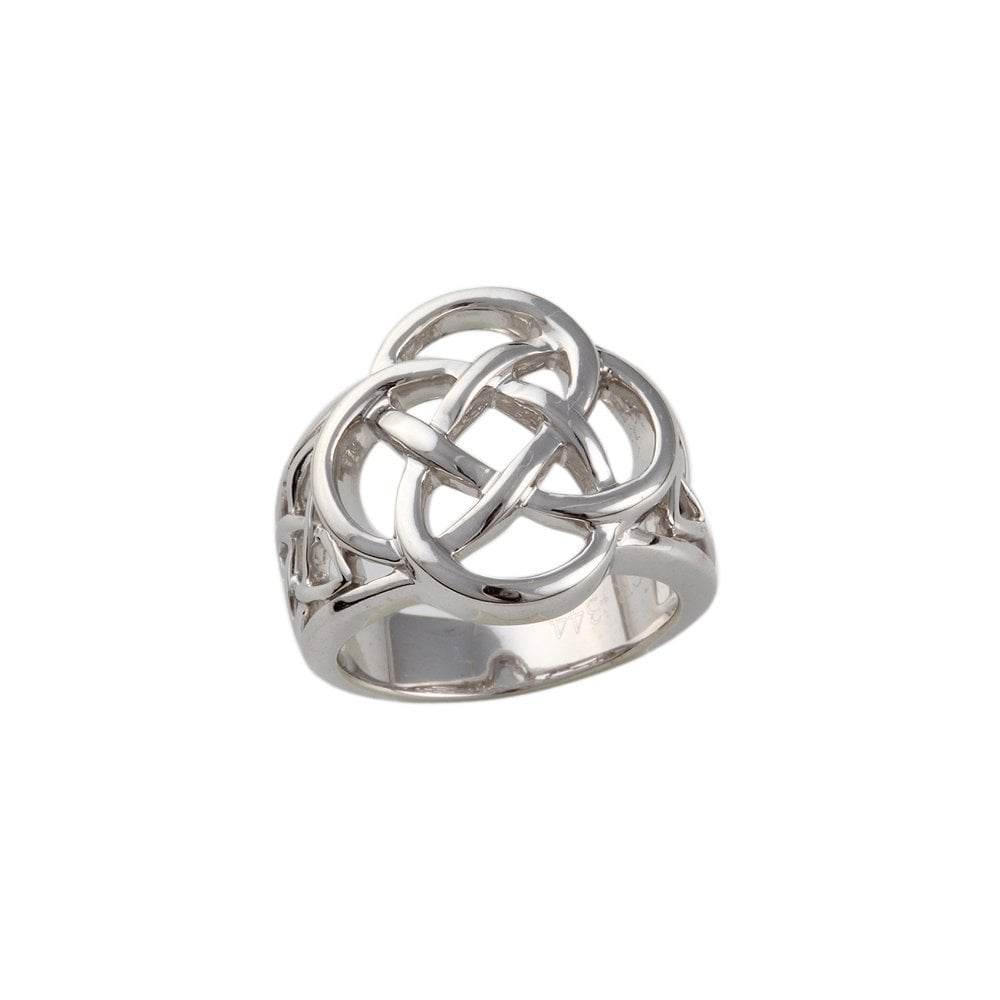 White Gold Plain Infinity Ring