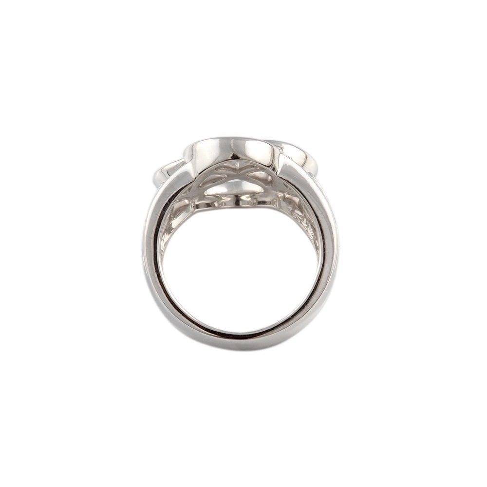 White Gold Plain Infinity Ring