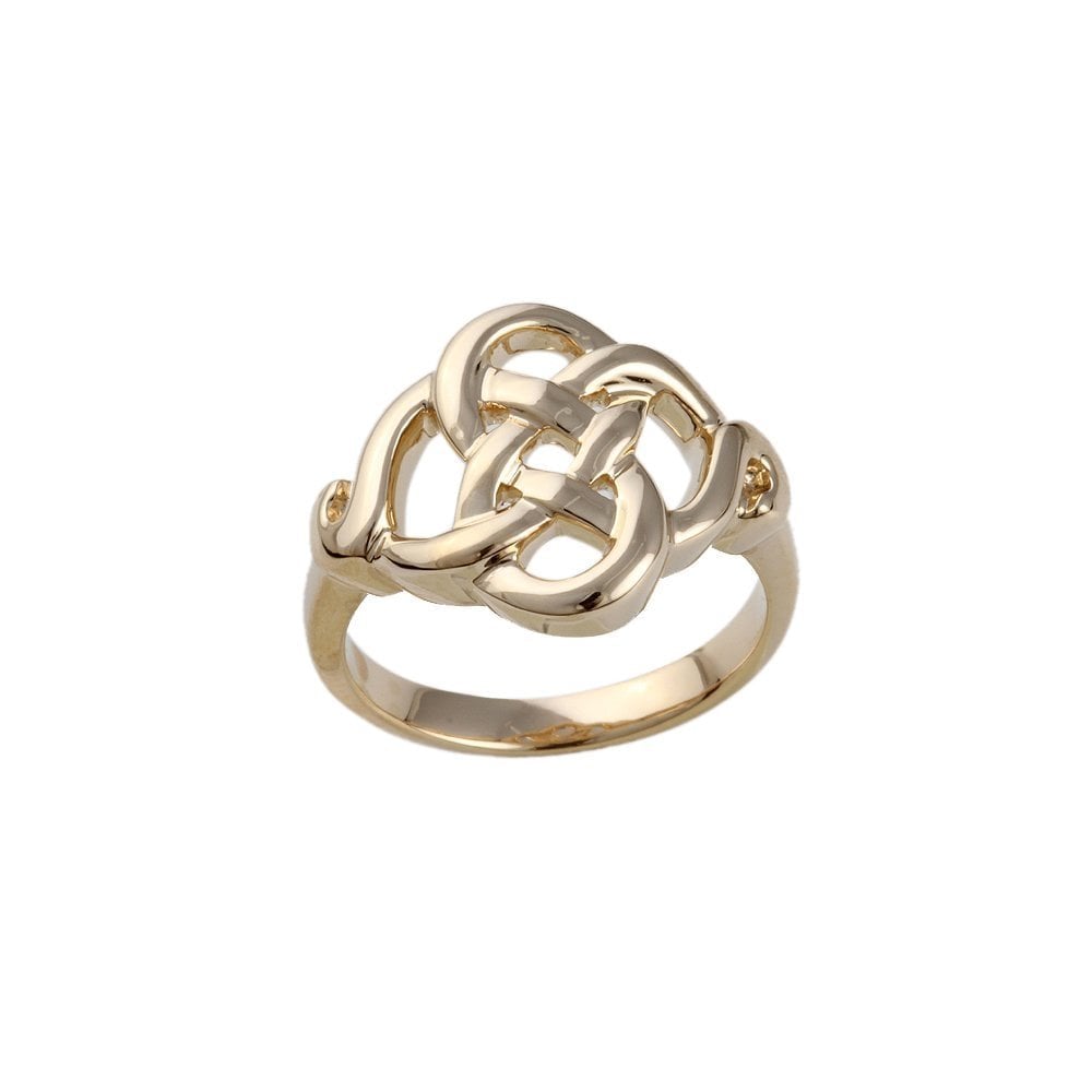 Yellow Gold Plain Infinity Ring