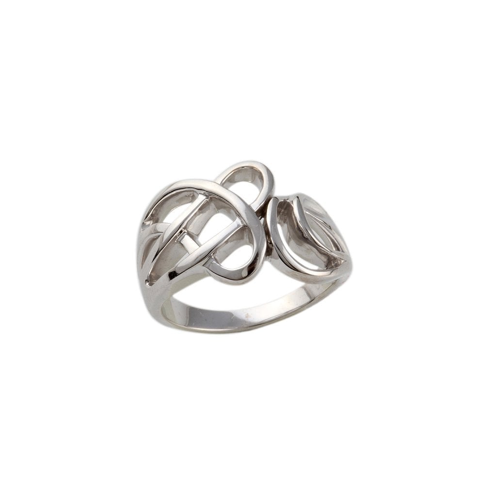 White Gold Plain Infinity Ring