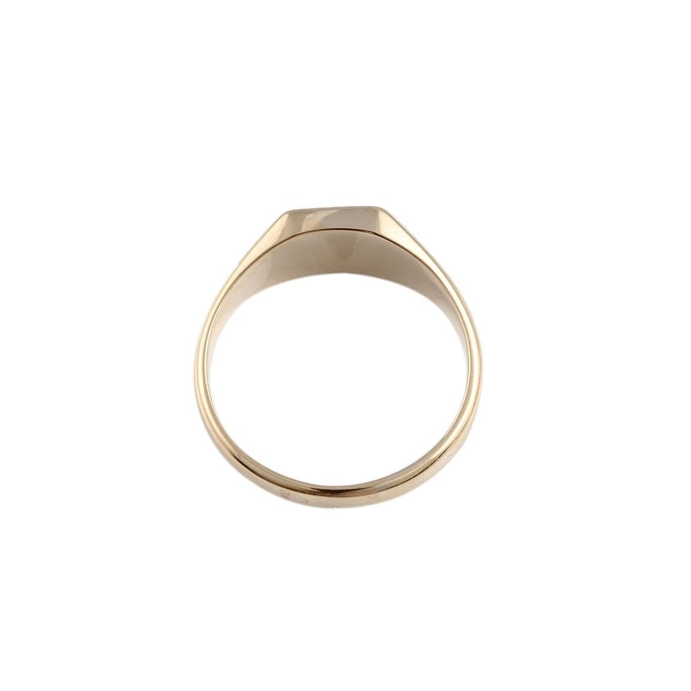 Yellow Gold Octagonal Head Signet Ring