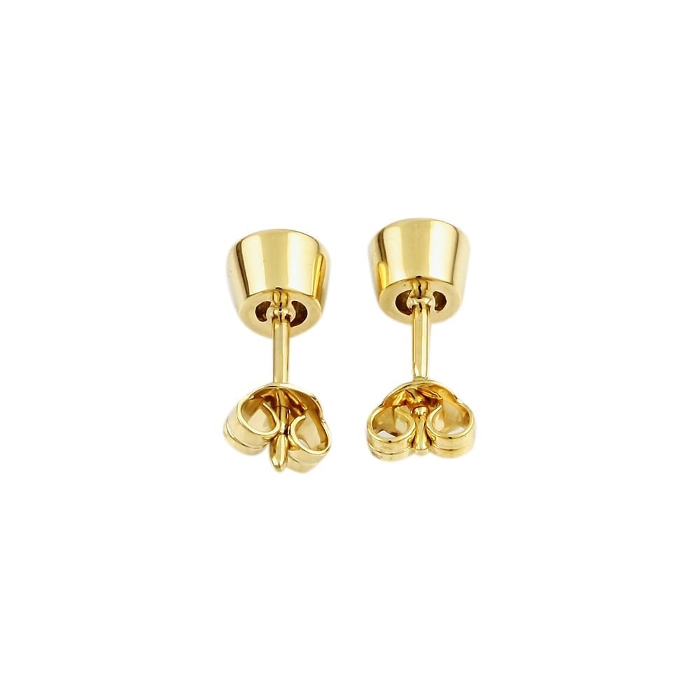9ct Yellow Gold Diamond Stud Earrings 0.71ct