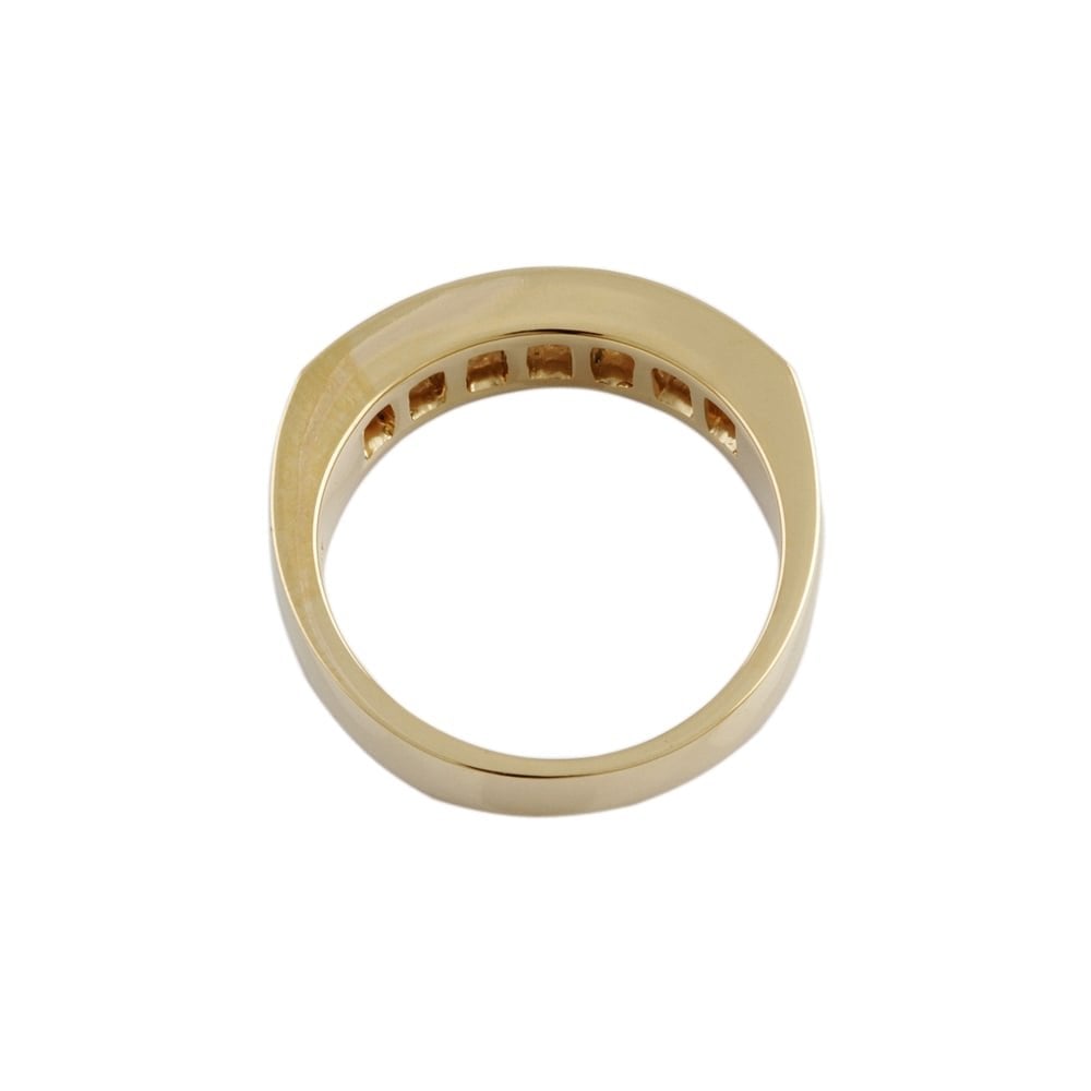 9ct Yellow Gold Diamond Seven Stone Ring