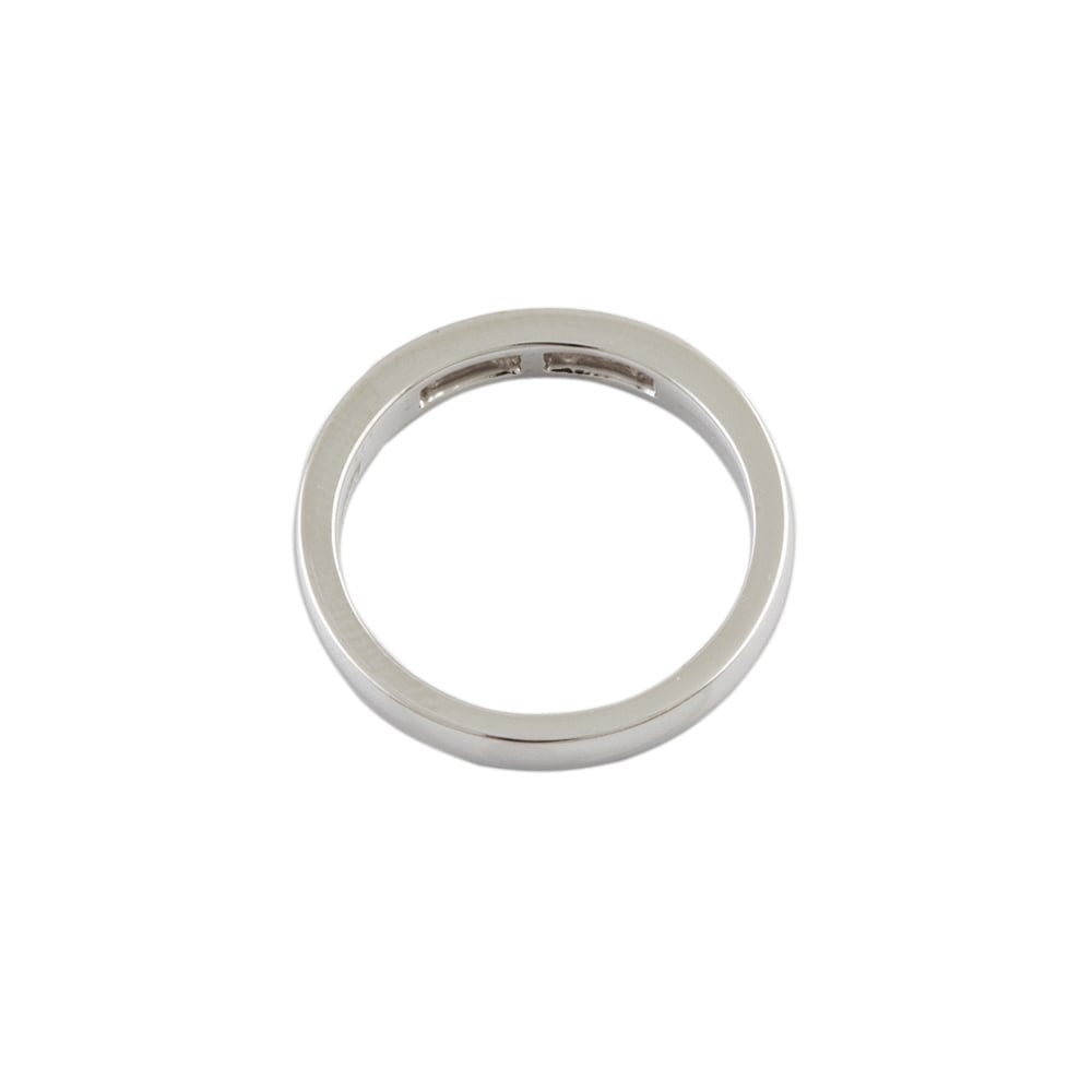 9ct White Gold Diamond Dress Ring