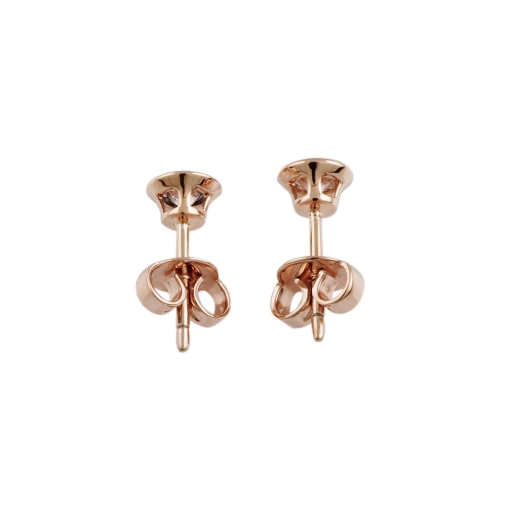 9ct Rose Gold Diamond 0.50ct Stud Earrings