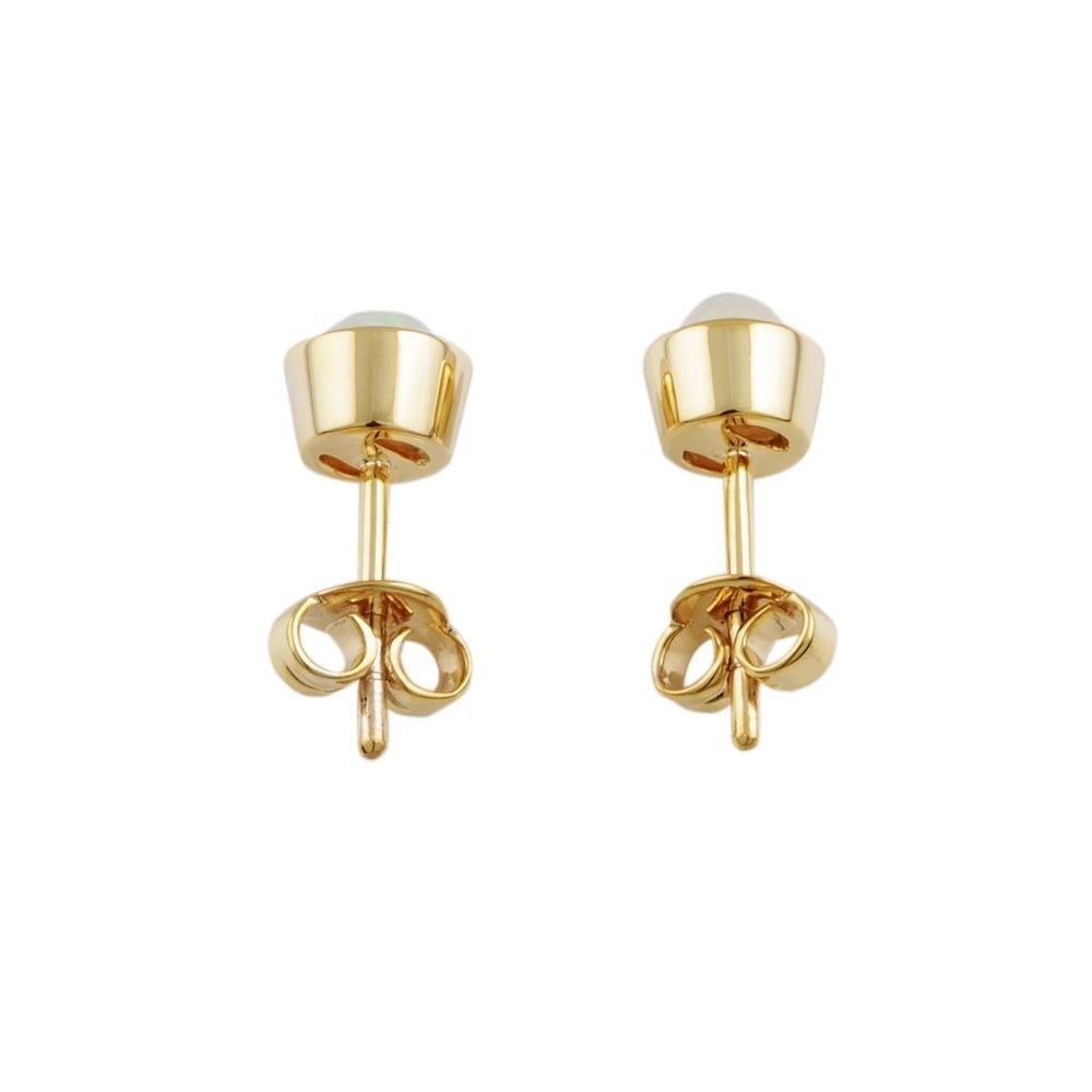 9ct Yellow Gold Opal 0.51ct Stud Earrings