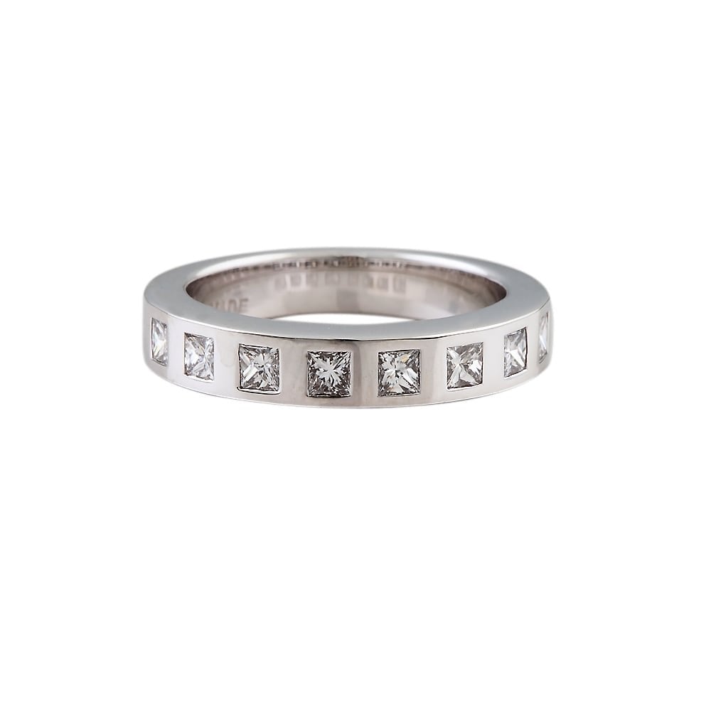Platinum Half Eternity Ring 0.53ct