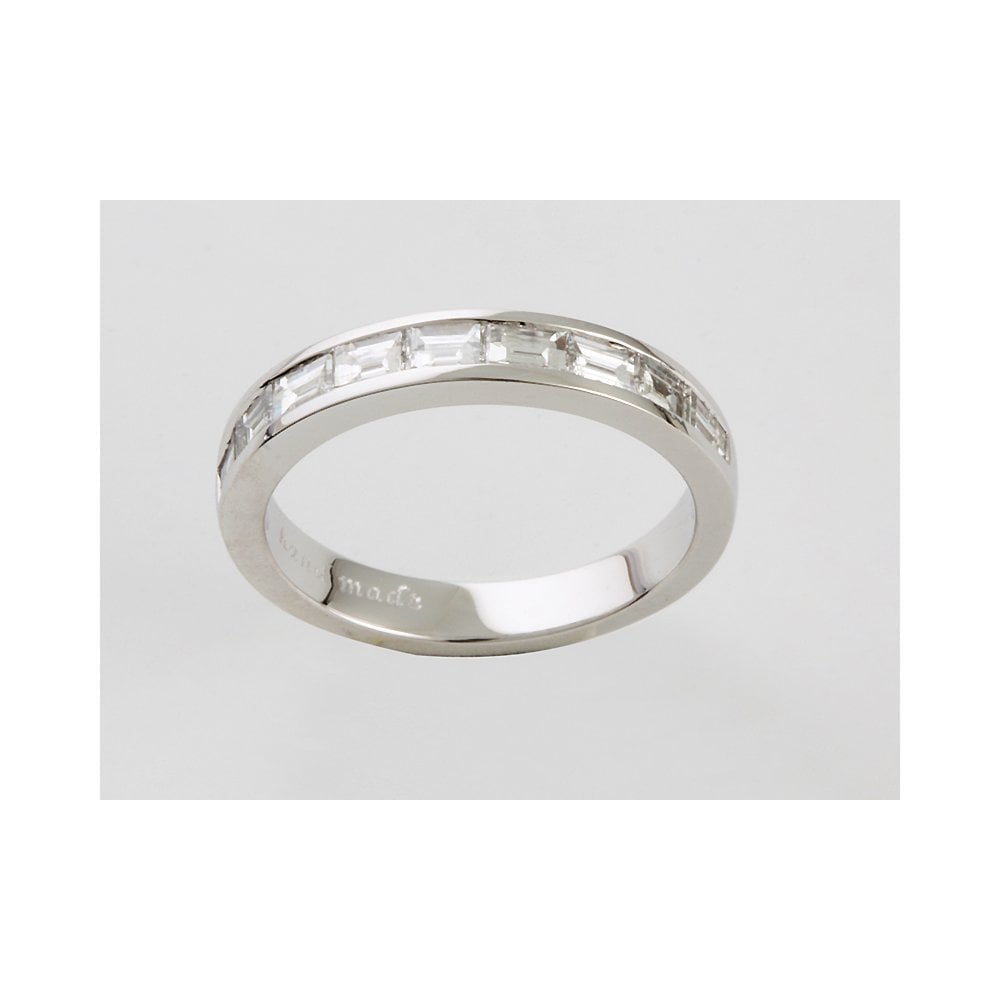 Platinnum Half Eternity Ring 0.72ct