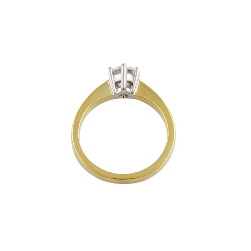 18ct Yellow Gold Diamond Solitaire 0.50ct