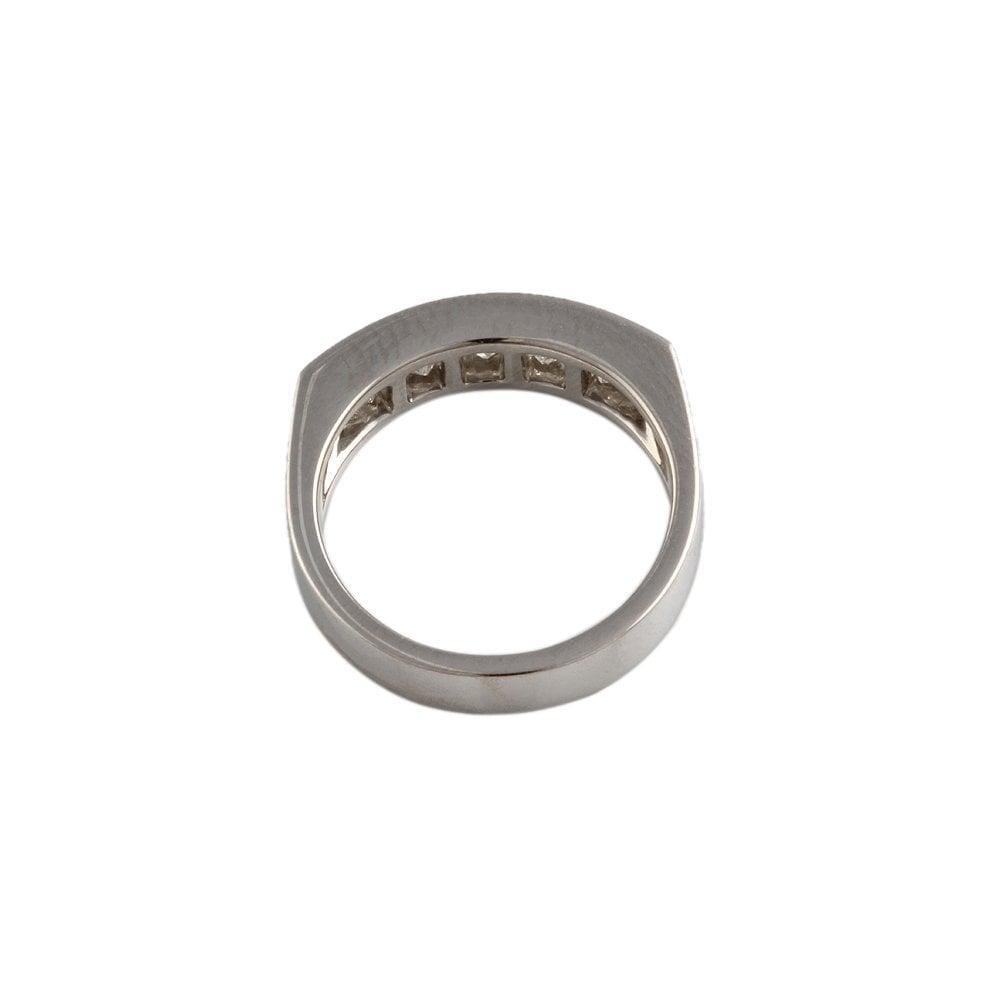 9ct White gold Five Stone Diamond Ring 1.00ct