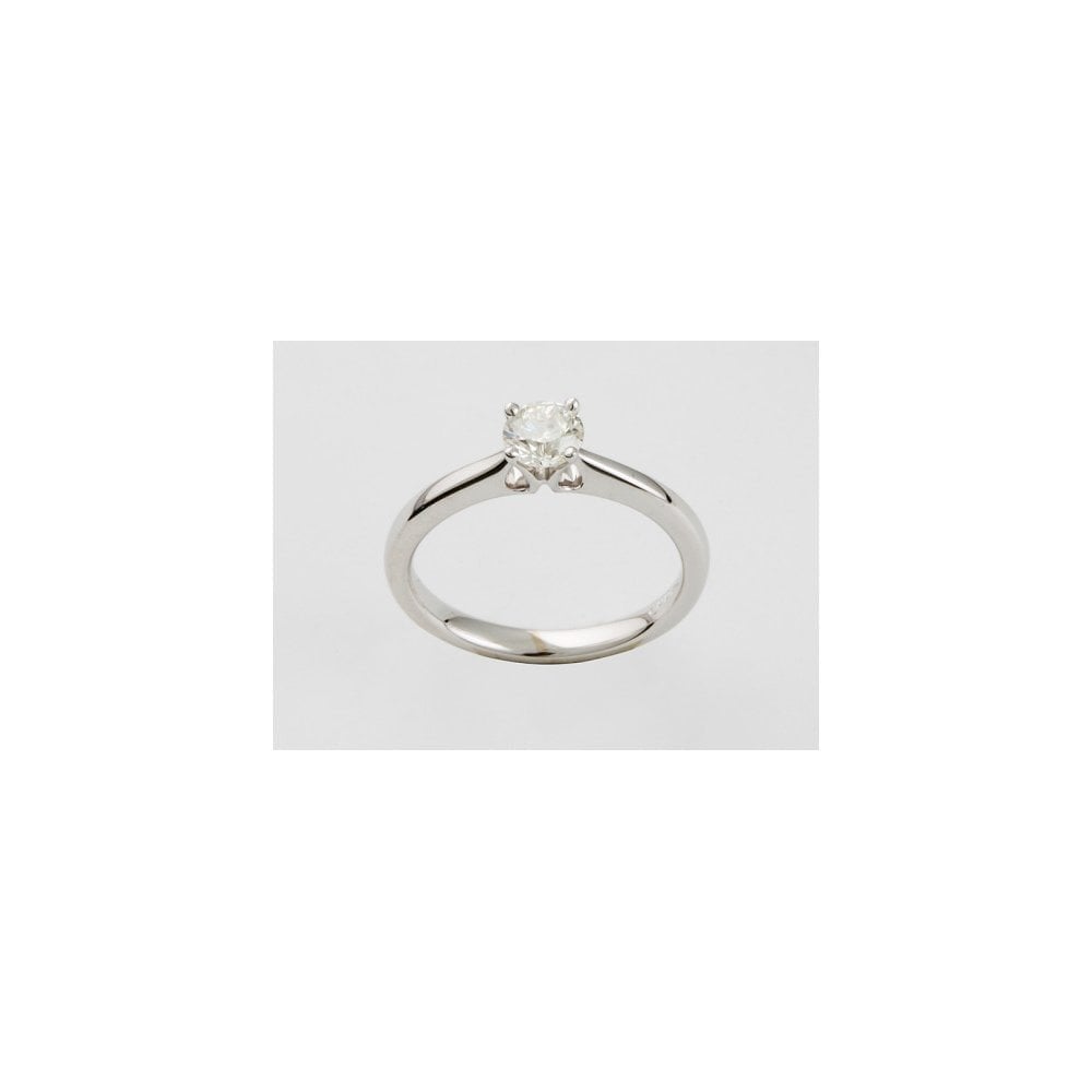 9ct White Gold Solitaire Ring 0.25ct