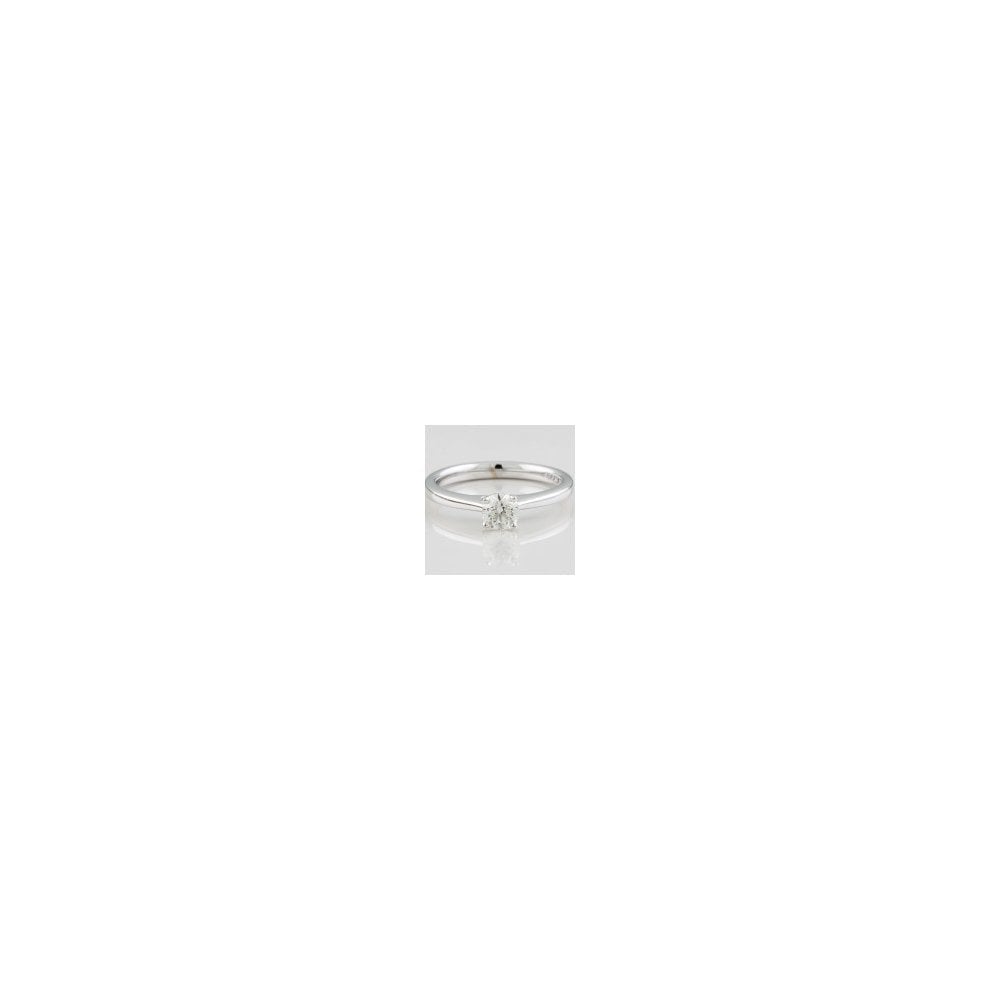 9ct White Gold Solitaire Ring 0.25ct