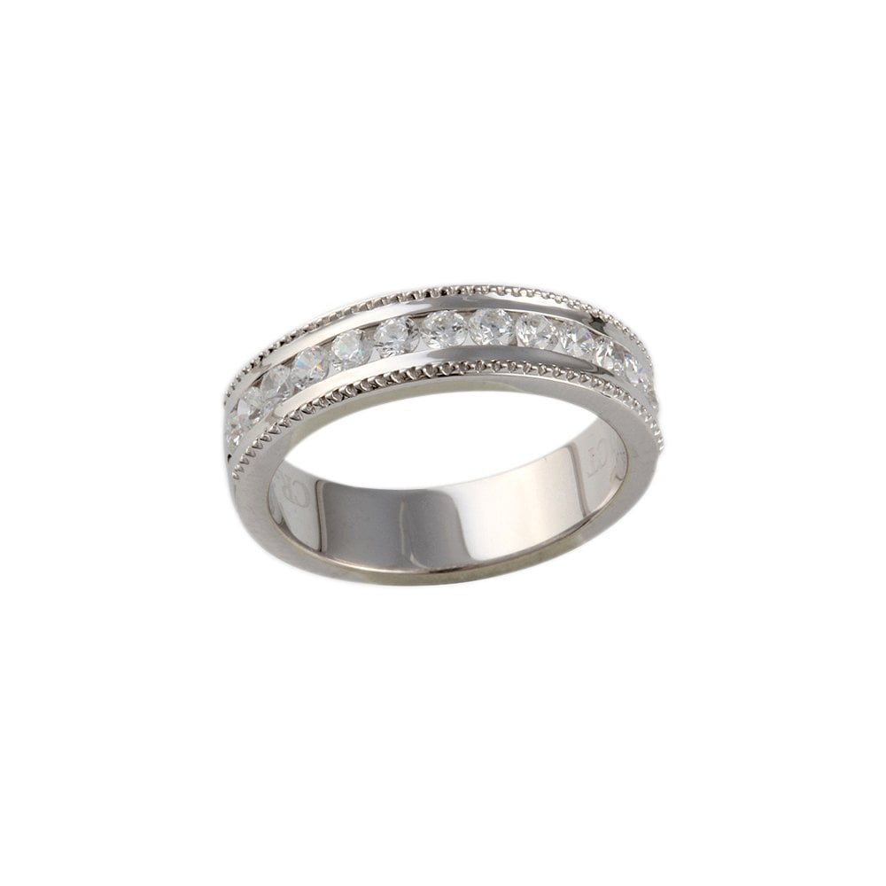 9ct White Gold Diamond Ring