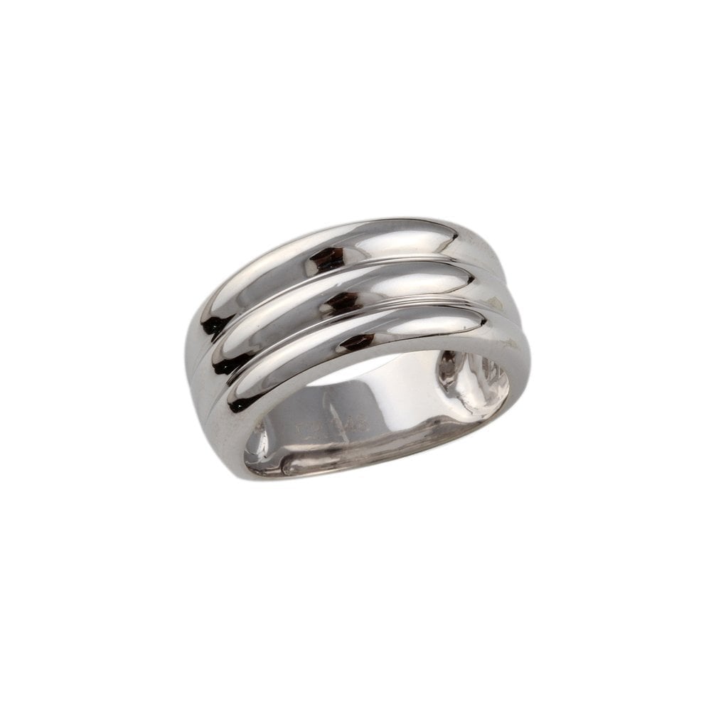 9ct White Gold Contempary Ring