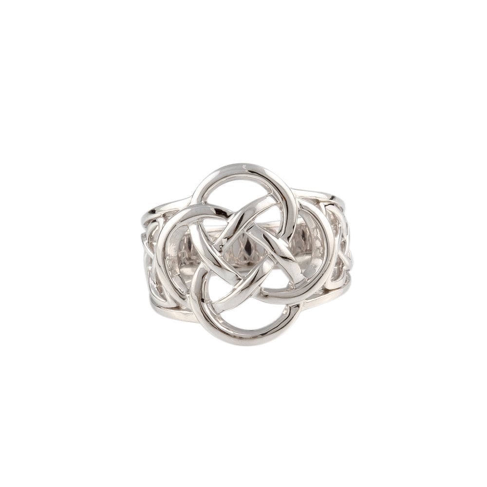 9ct White Gold Infinity Ring