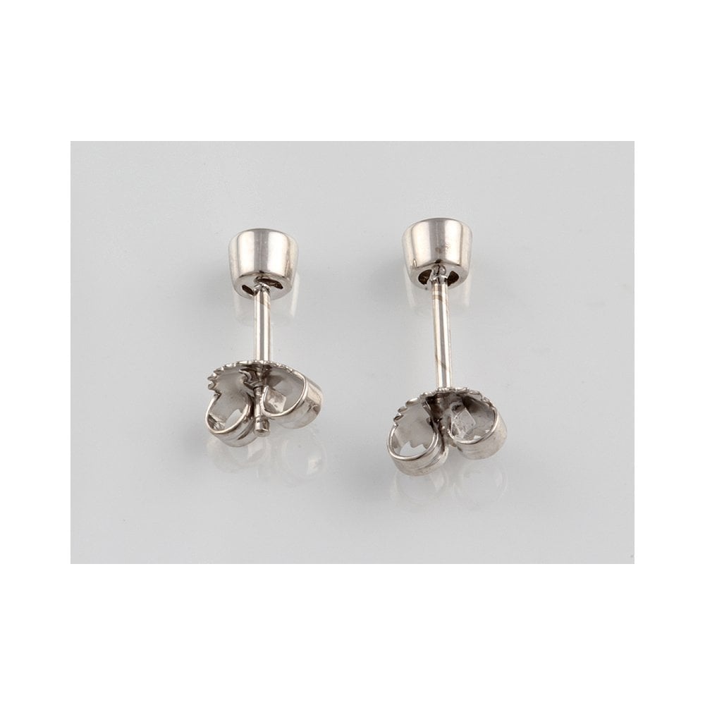 18ct white gold diamond stud earrings 0.30ct