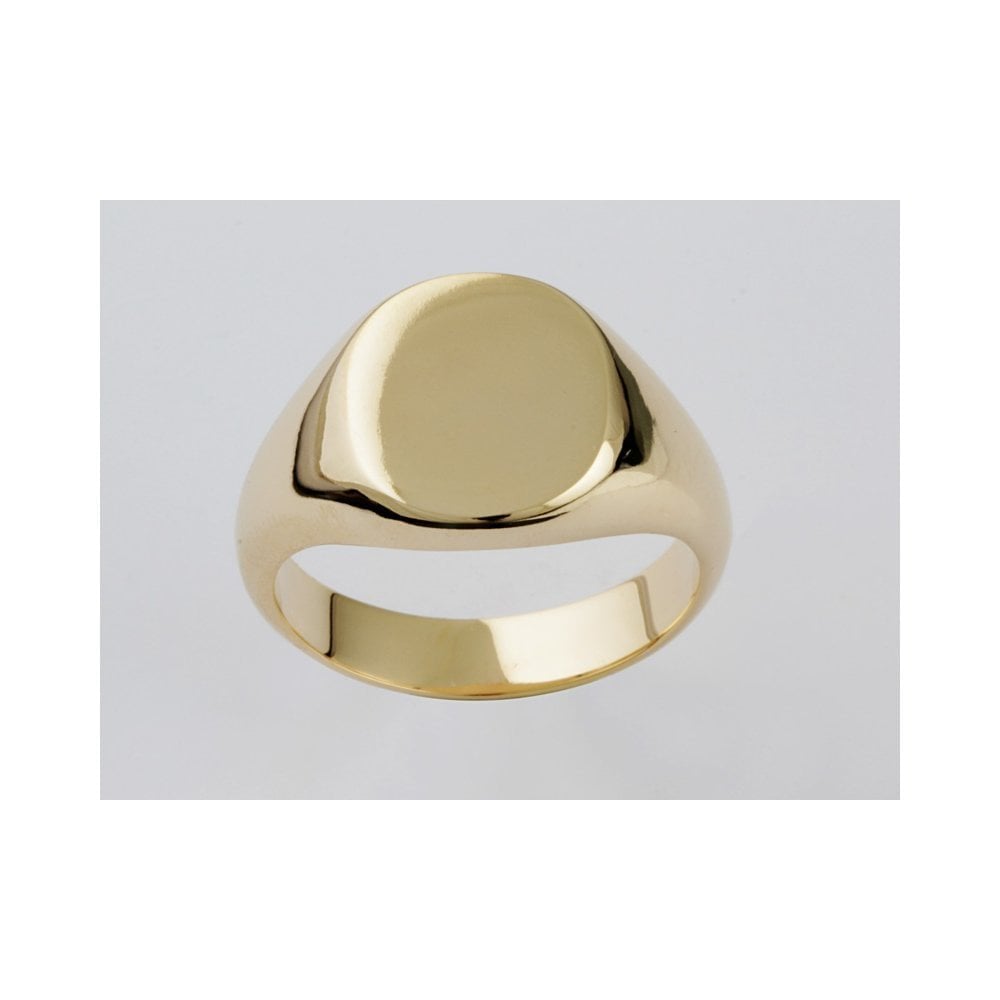 9ct yellow gold  heavy weight Signet Ring