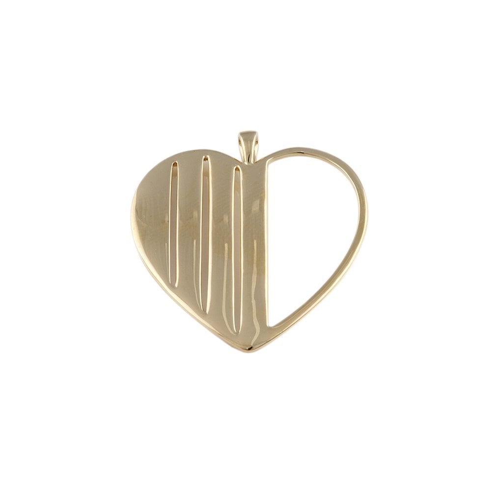 9ct Yellow Gold Heart Pendant
