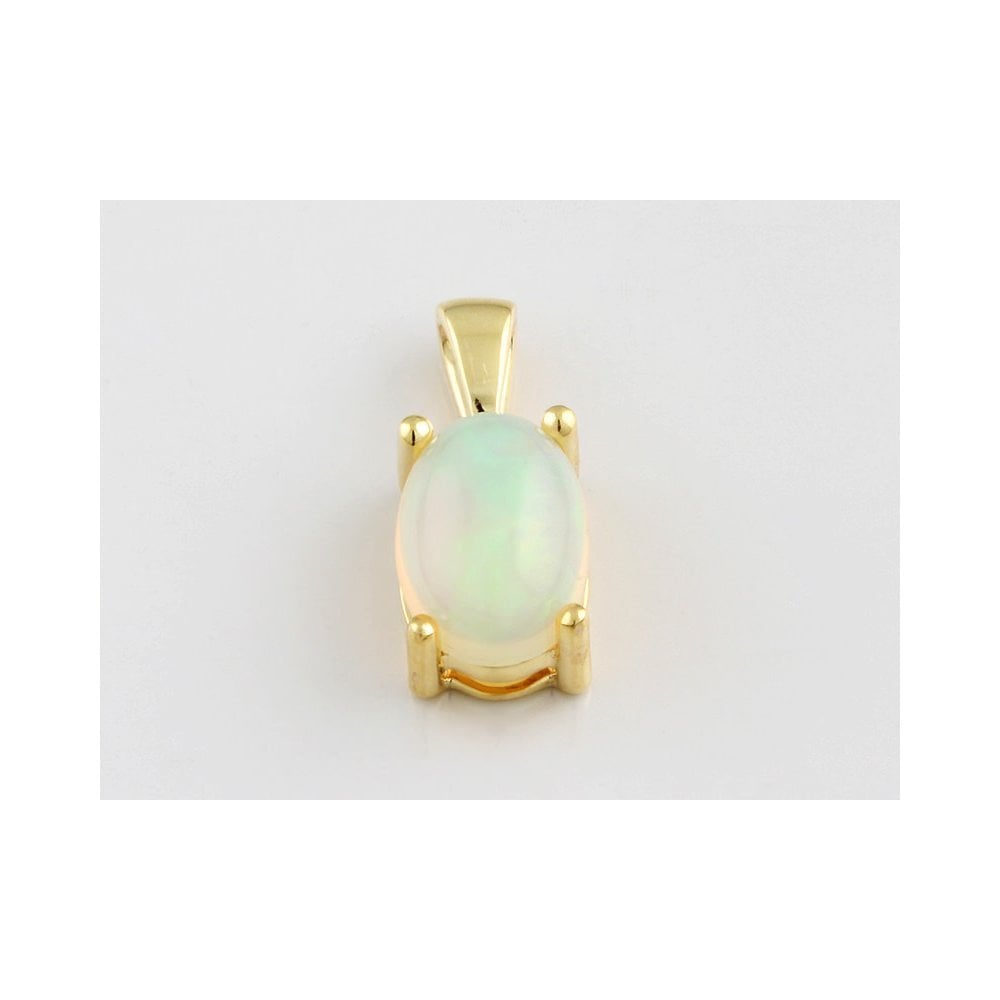 9ct yellow Gold Opal Pendant