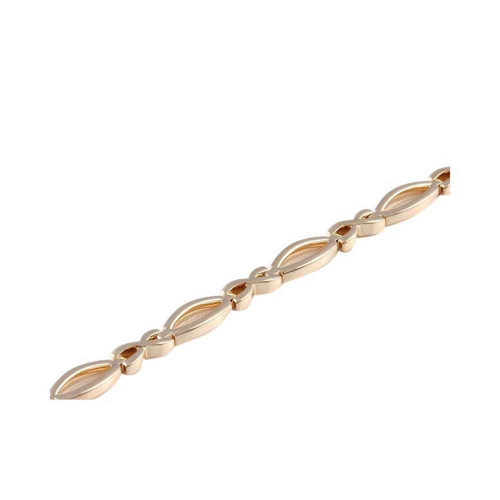 Yellow Gold Multi Link Fancy Unisex Bracelet