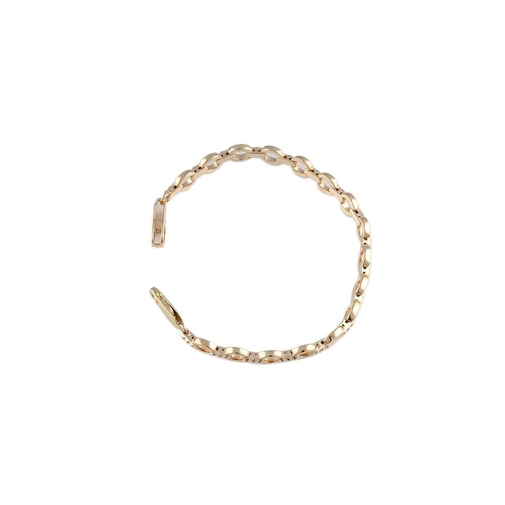 Yellow Gold Multi Link Fancy Unisex Bracelet
