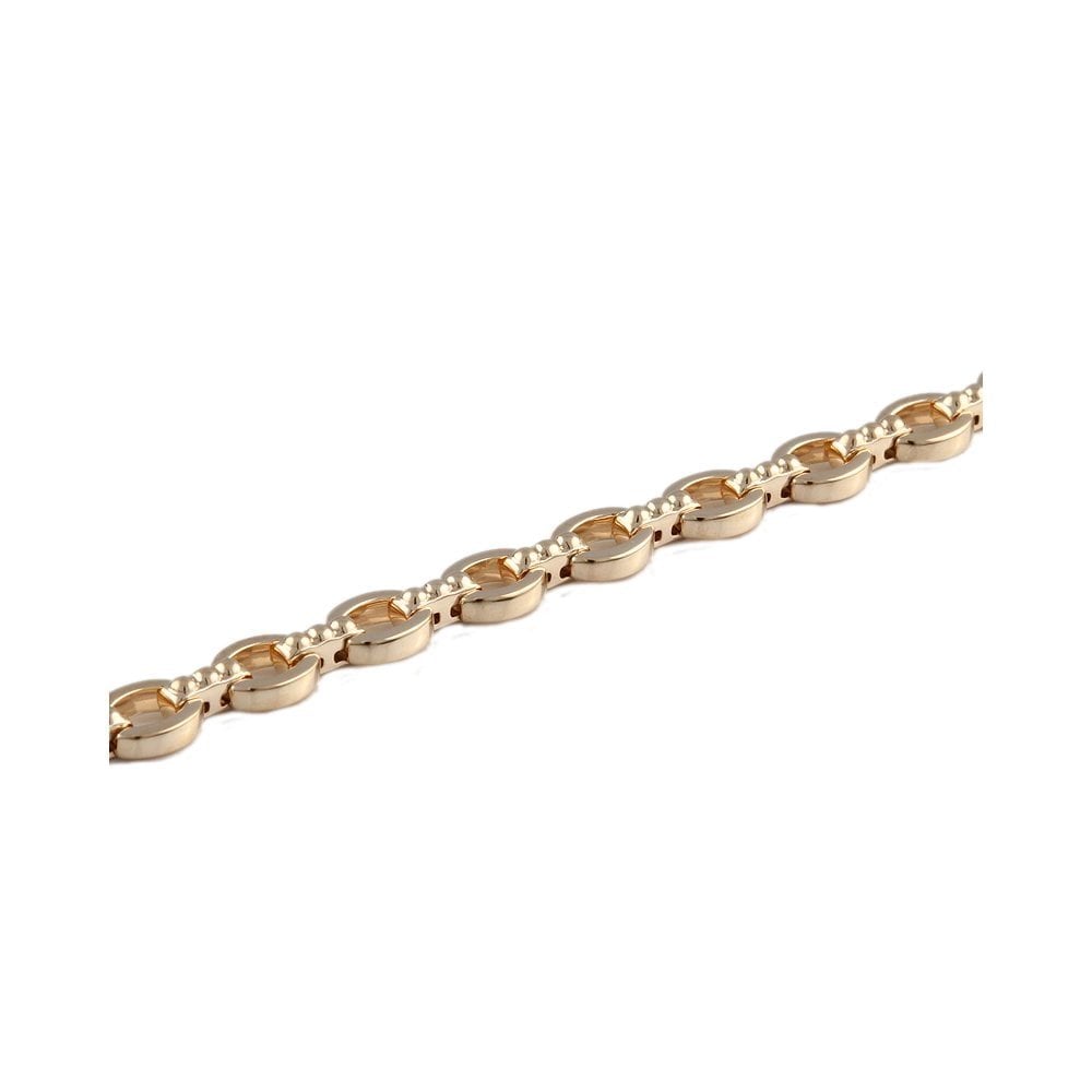 Yellow Gold Multi Link Fancy Unisex Bracelet