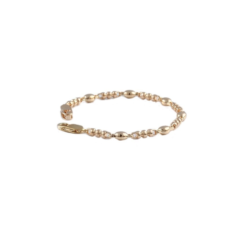 Yellow Gold Multi Link Fancy Unisex Bracelet