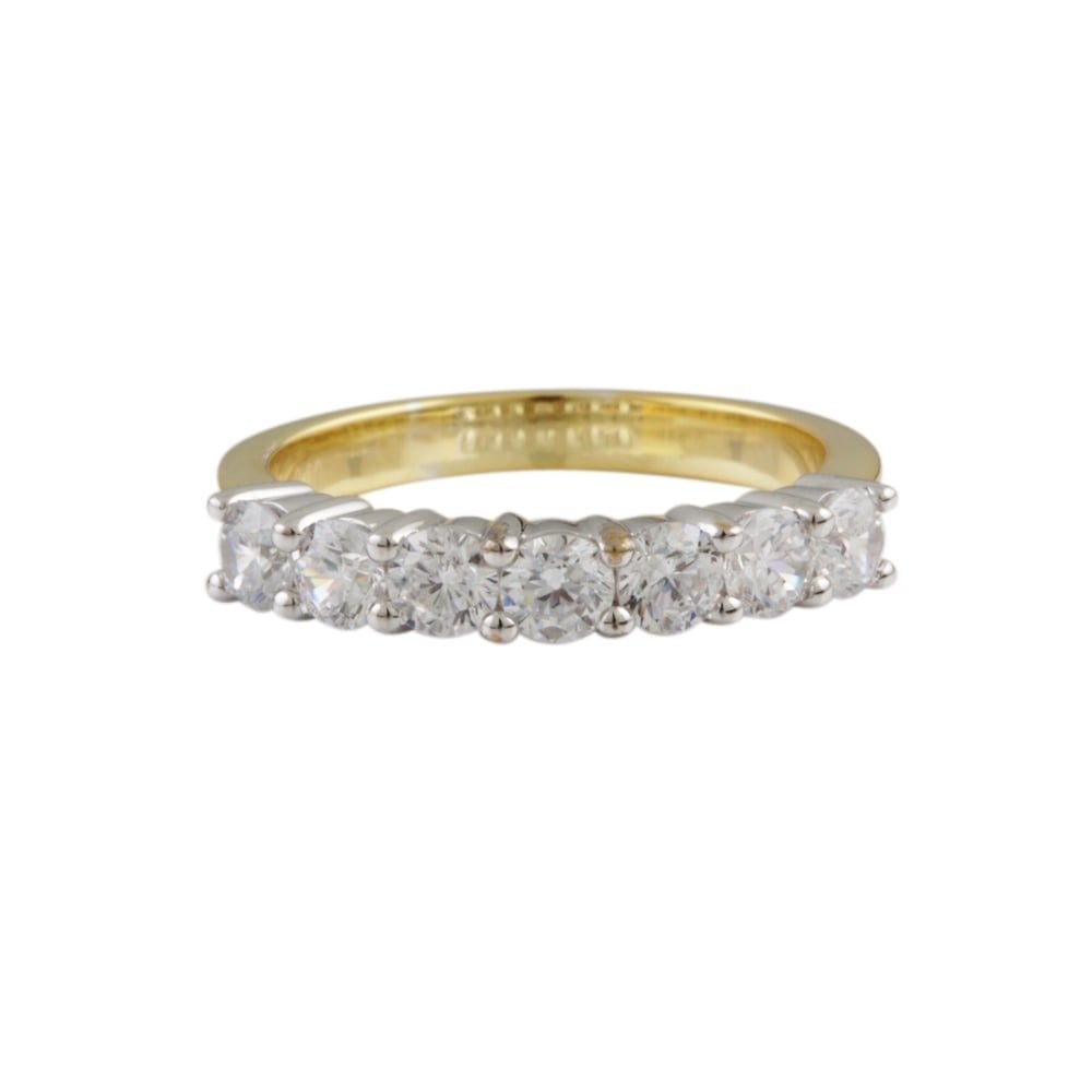 9ct yellow gold Half Eternity Ring 0.70ct