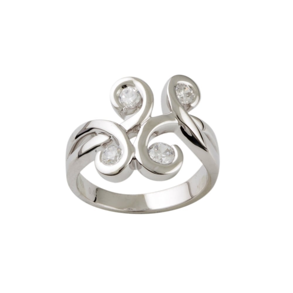 9ct White Gold 0.50ct Diamond Dress Ring