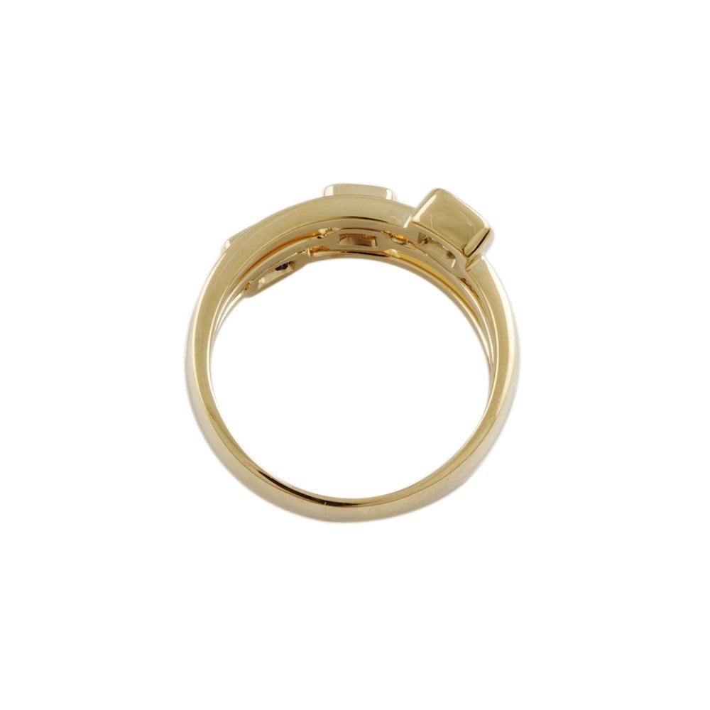 Yellow Gold 0.82ct Multiple Stone Set Bubble Ring